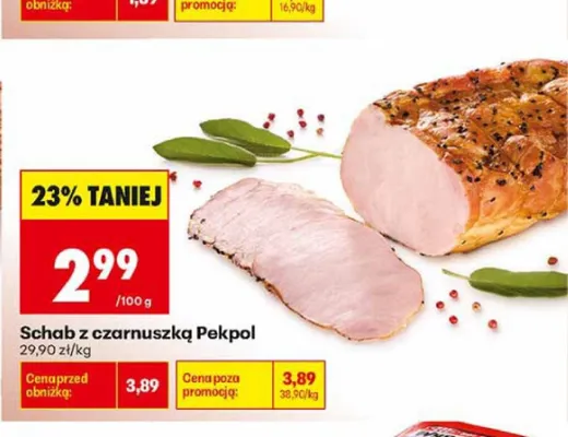Schab z czarnuszką Pekpol promocja w Biedronka