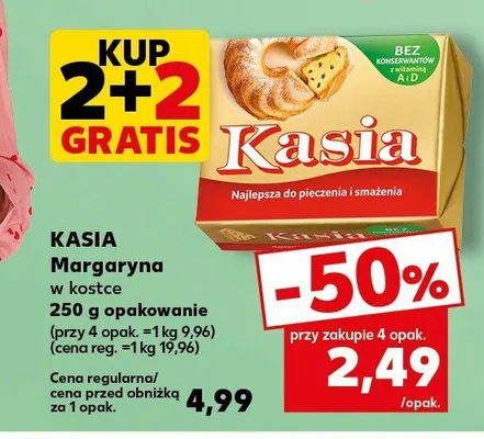 Margaryna w kostce promocja w Kaufland