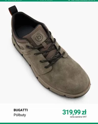 Półbuty Bugatti promocja w Deichmann