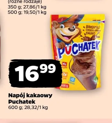 Napój kakaowy Puchatek promocja w Netto