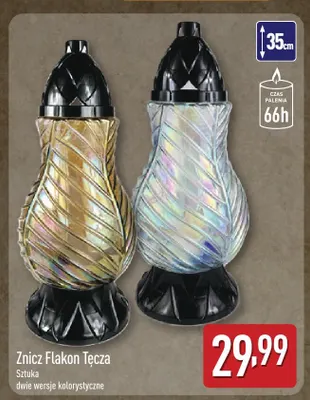 Znicz Flakon Tęcza promocja w Aldi