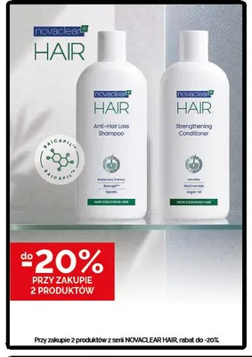 Produkty do pielęgnacji włosów Novaclear Hair promocja w Ziko Dermo