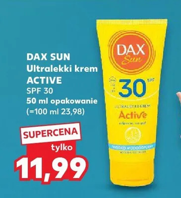 Ultralekki krem ACTIVE SPF 30 promocja w Kaufland