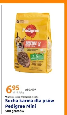 Sucha karma dla psów Pedigree Mini promocja w Action