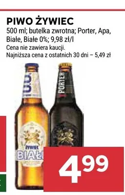 Piwo Żywiec Porter promocja w Stokrotka