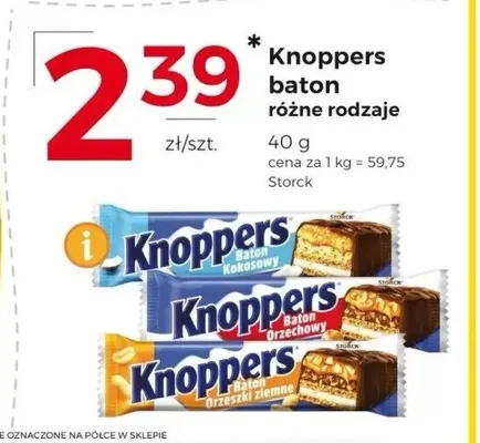 Baton Knoppers Orzechowy promocja w Frac