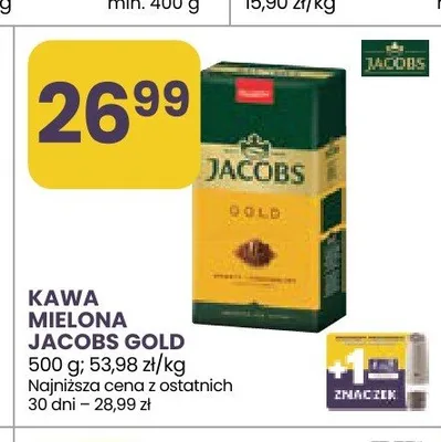 Kawa mielona Jacobs Gold promocja w Stokrotka