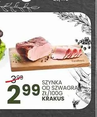 Szynka od Szwagra Krakus promocja w Wafelek