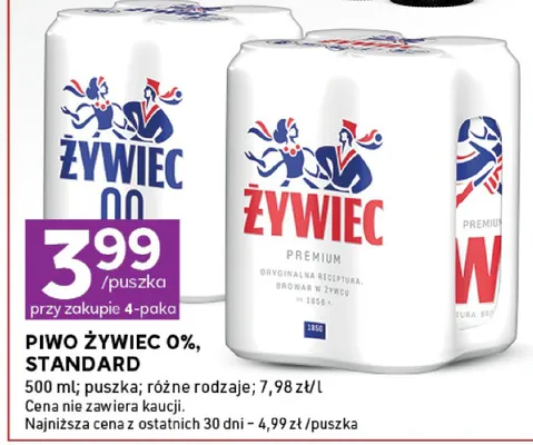 Piwo Żywiec 0% promocja w Stokrotka