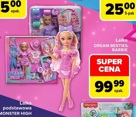 Lalka Dream Besties Barbie promocja w Carrefour