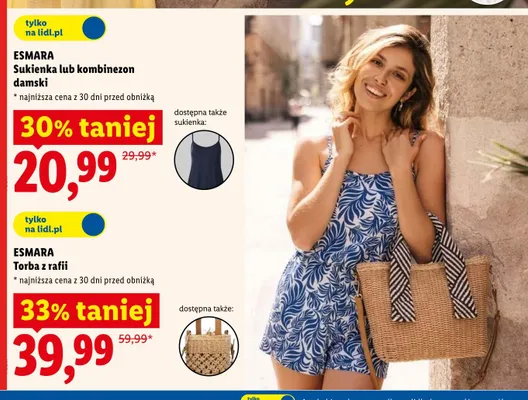 Kombinezon damski Esmara promocja w Lidl