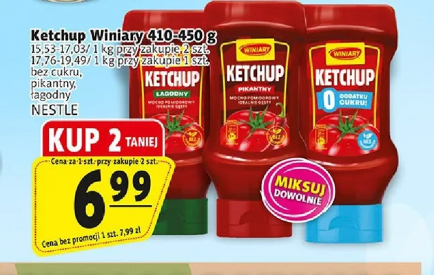 Ketchup Winiary pikantny promocja w Prim Market