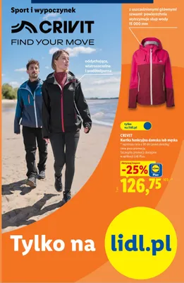 Kurtka funkcjonalna damska Crivit promocja w Lidl