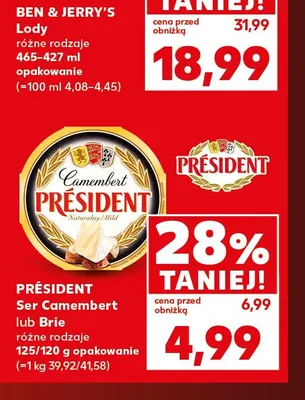 Ser brie Président promocja w Kaufland