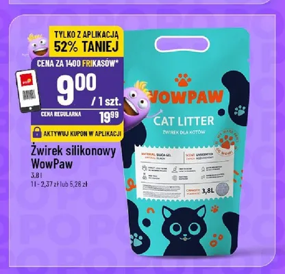 Żwirek silikonowy dla kota WowPaw Cat Litter promocja w POLOmarket