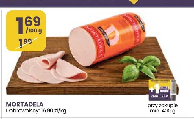 Mortadela Dobrowolscy promocja w Stokrotka