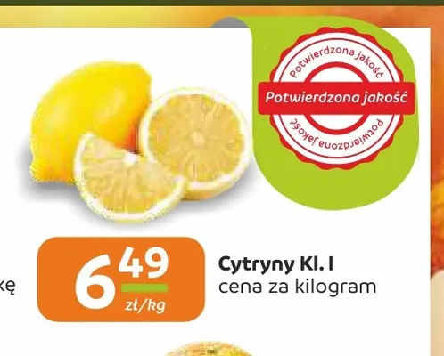 Cytryny kl. I promocja w Społem Częstochowa