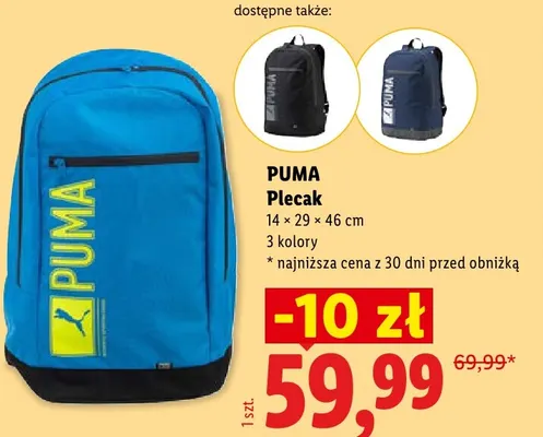 Plecak Puma promocja w Lidl