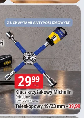 Klucz krzyżakowy Michelin 17/19/21/23 mm promocja w Leclerc