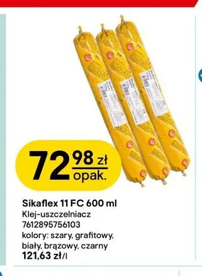 Klej-uszczelniacz Sika Sikaflex 11 FC 600ml grafitowy promocja w Castorama