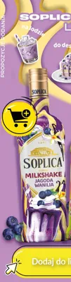 Likier Soplica Milkshake Jagoda Wanilia promocja w Lidl