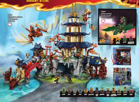 Klocki LEGO Ninjago 71814 Turniejowe miasto ze świątynią promocja w LEGO