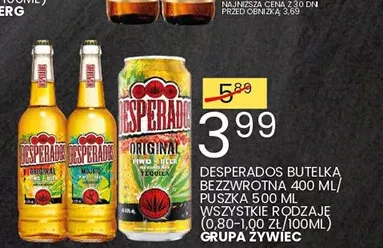 Piwo Desperados promocja w Wafelek