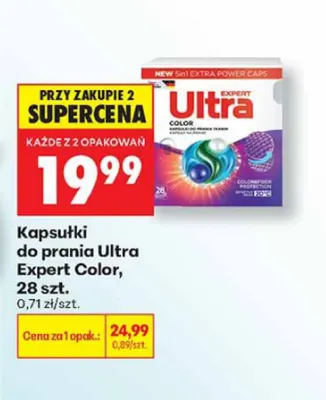 Kapsułki do prania Ultra Expert Color promocja w Biedronka