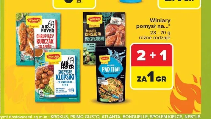 Winiary Pomysł na... Soczysty Kurczak po meksykańsku promocja w Carrefour