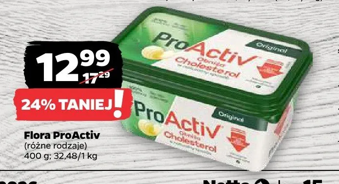 Margaryna różne rodzaje promocja w Netto