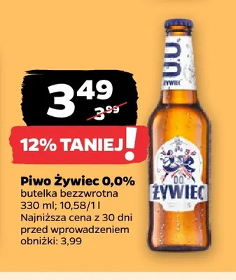 Piwo bezalkoholowe Żywiec promocja w Netto