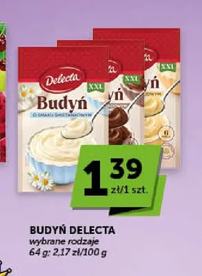 Budyń czekoladowy Delecta promocja w Groszek