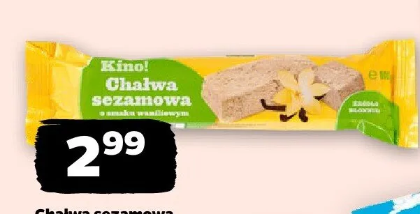 Chałwa sezamowa o smaku waniliowym Elios promocja w Netto
