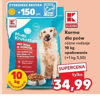 Karma dla psów K-Classic promocja w Kaufland
