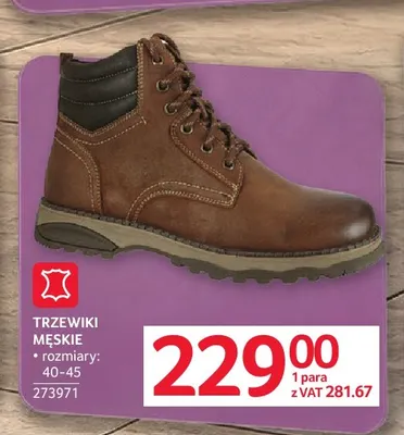 Trzewiki męskie promocja w Selgros