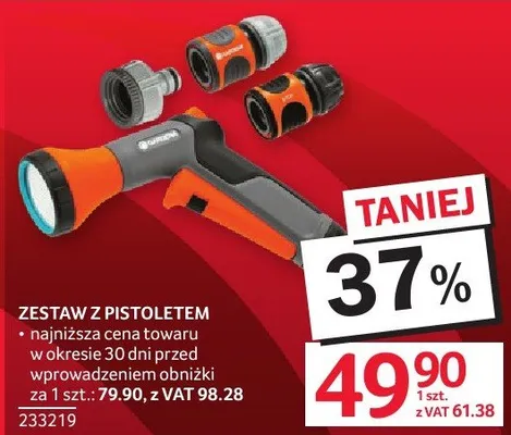 Zestaw z pistoletem 233219 promocja w Selgros