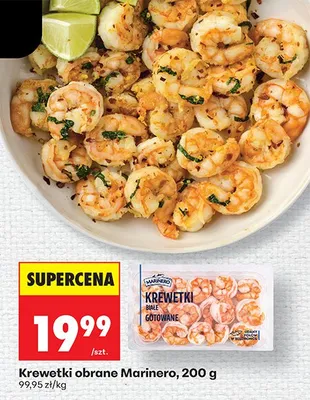 Krewetki obrane promocja w Biedronka