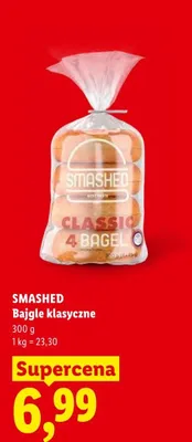 Bajgle klasyczne SMASHED promocja w Lidl