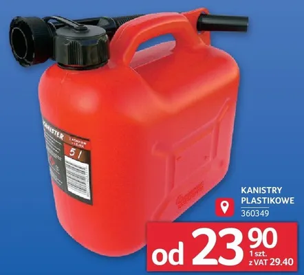Kanistry plastikowe promocja w Selgros