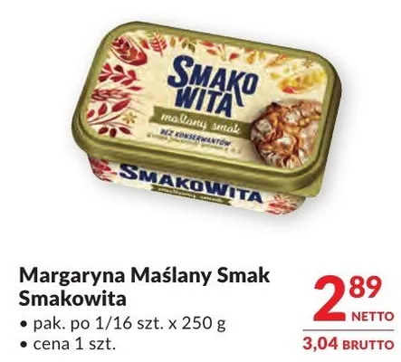 Margaryna Maślany Smak Smakowita promocja w Makro