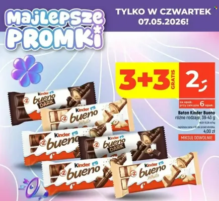 Baton Kinder Bueno Dark promocja w Dealz