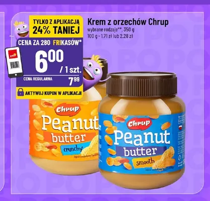 Krem z orzechów crunchy Chrup promocja w POLOmarket