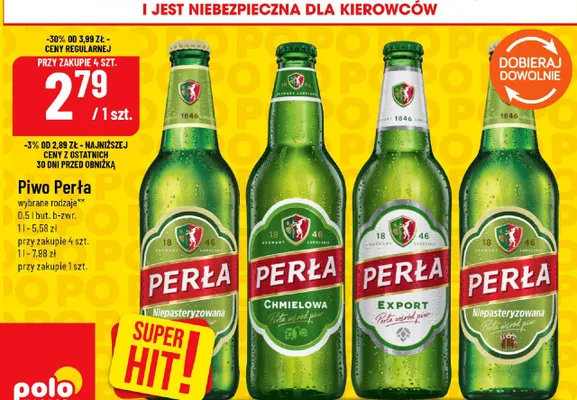 Piwo Perła Chmielowa promocja w POLOmarket