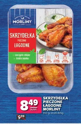 Skrzydełka pieczone łagodne Morliny promocja w Stokrotka