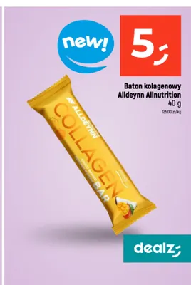 Baton kolagenowy Alldeynn Allnutrition promocja w Dealz