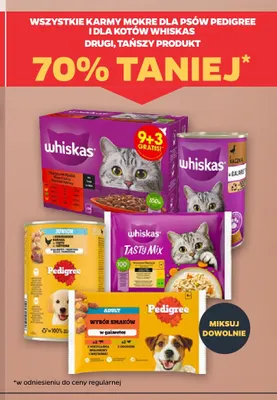 Karma mokra dla kotów Tasty Mix Whiskas promocja w Netto