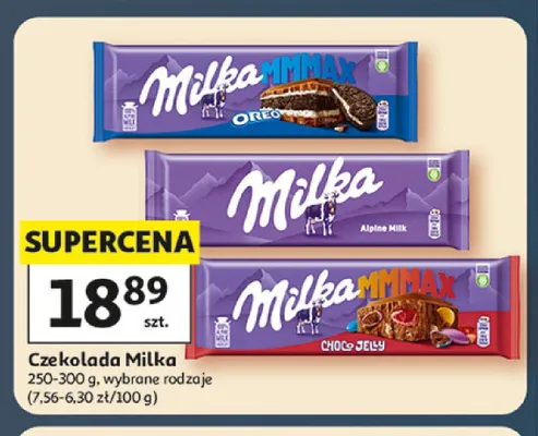 Czekolada Milka MMMAX Oreo promocja w Auchan