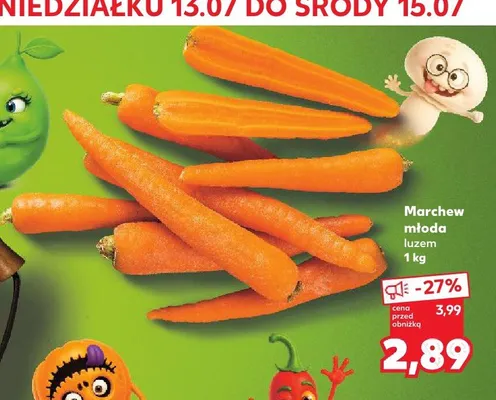 Marchew młoda promocja w Kaufland