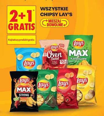 Chipsy Lay's Max Strong Chilli & Lime promocja w Biedronka