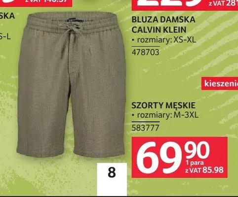 Szorty męskie promocja w Selgros